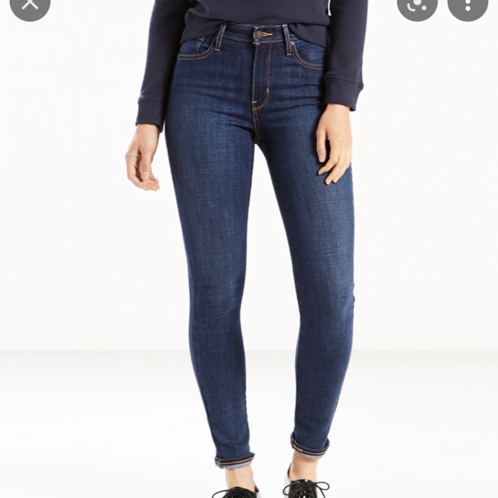 Levi’s 721 High Rise Skinny Denim Cotton Stretch Women’s Jeans Casual